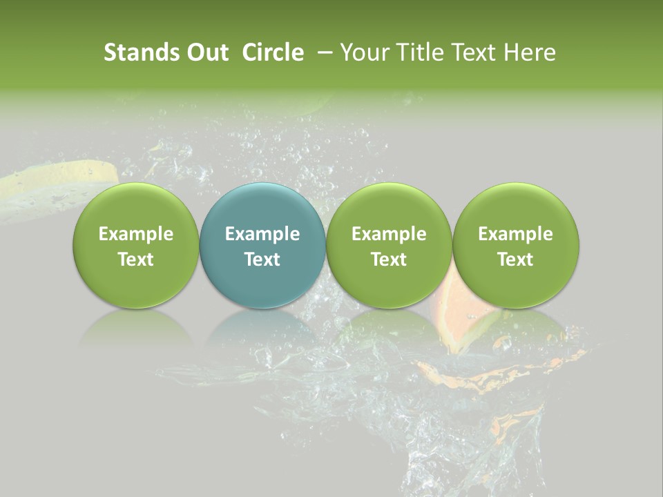 Ripple Water Beverage PowerPoint Template