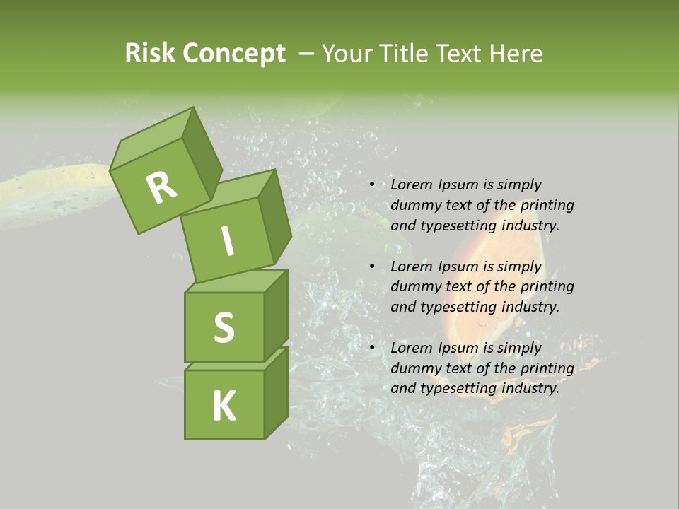 Ripple Water Beverage PowerPoint Template