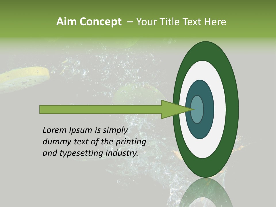 Ripple Water Beverage PowerPoint Template