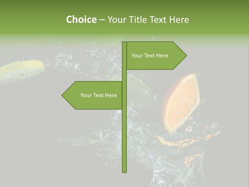 Ripple Water Beverage PowerPoint Template