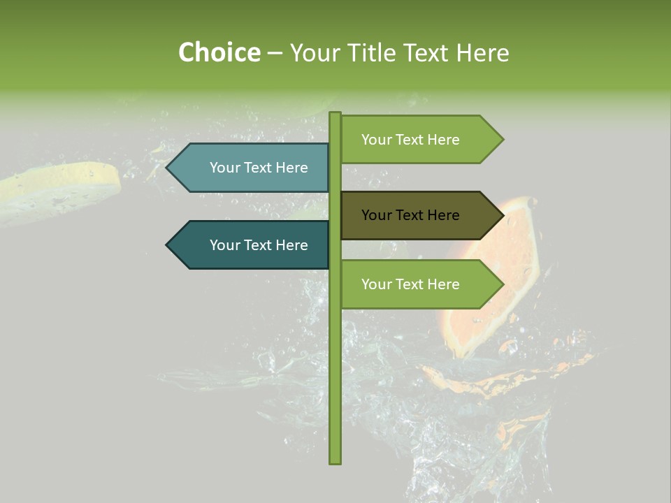 Ripple Water Beverage PowerPoint Template