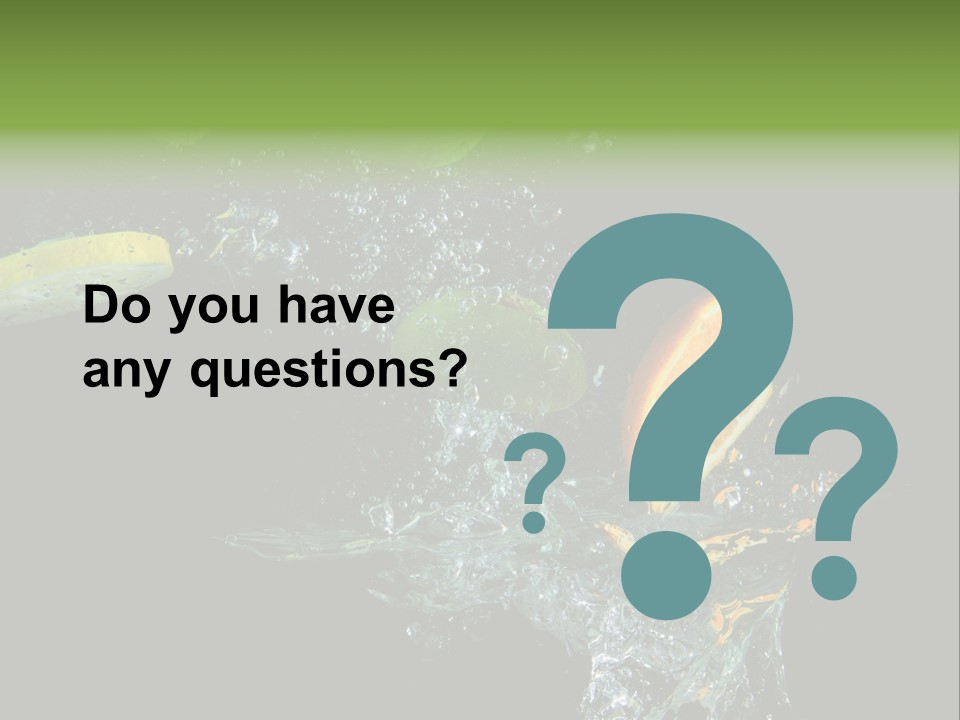 Ripple Water Beverage PowerPoint Template