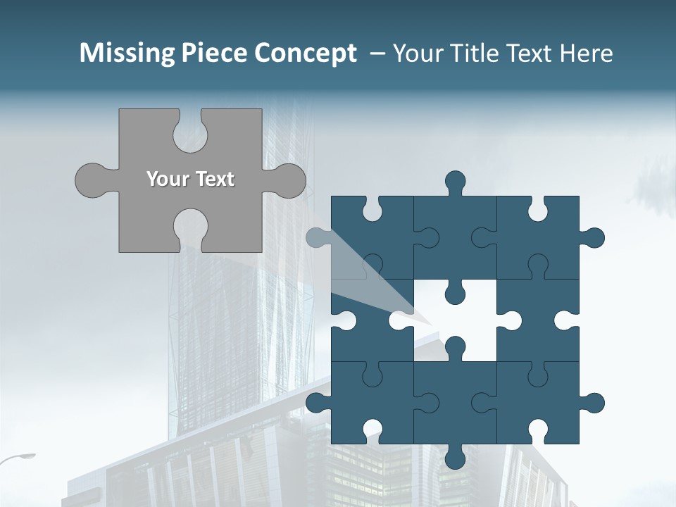 Site Cityscape Cubism PowerPoint Template