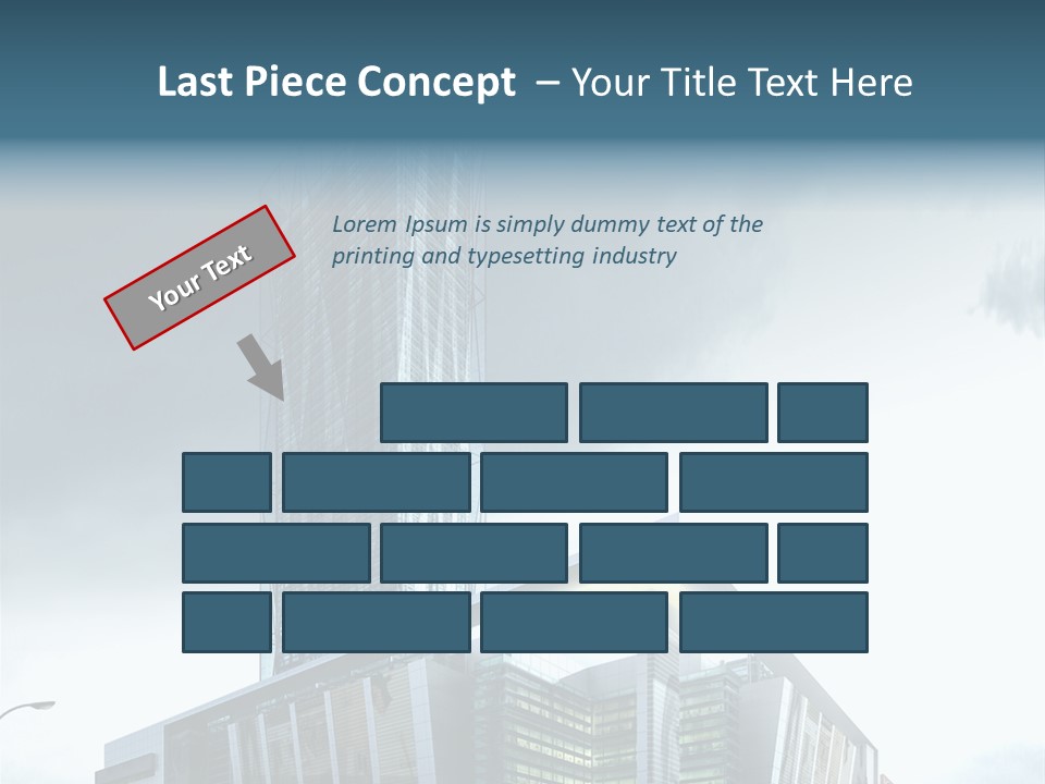 Site Cityscape Cubism PowerPoint Template