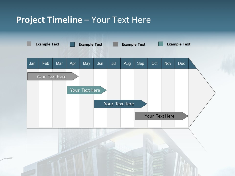 Site Cityscape Cubism PowerPoint Template