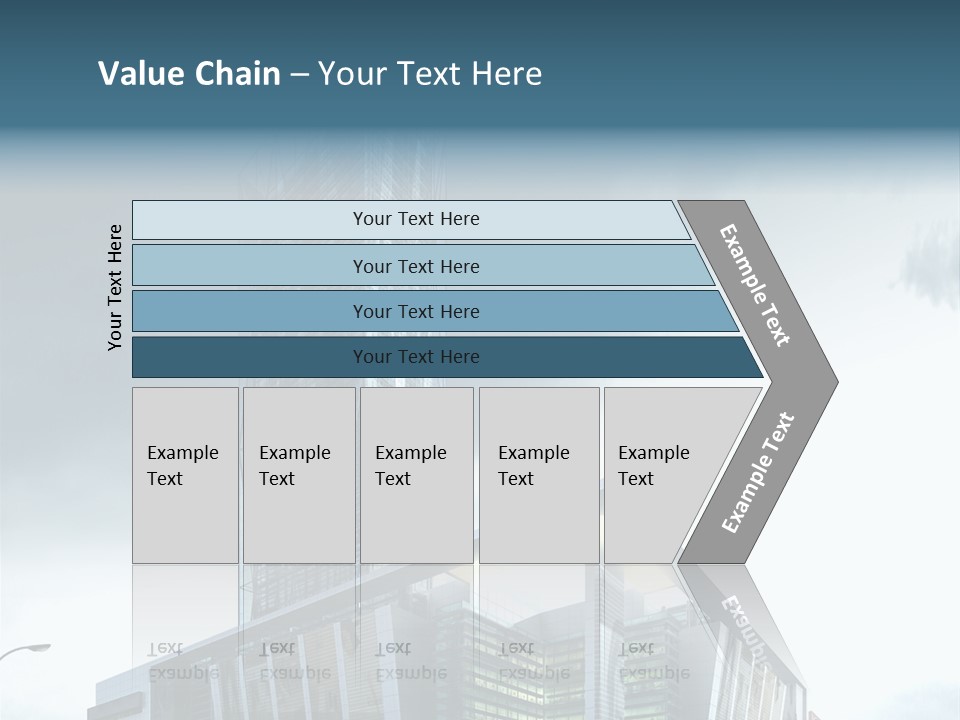 Site Cityscape Cubism PowerPoint Template