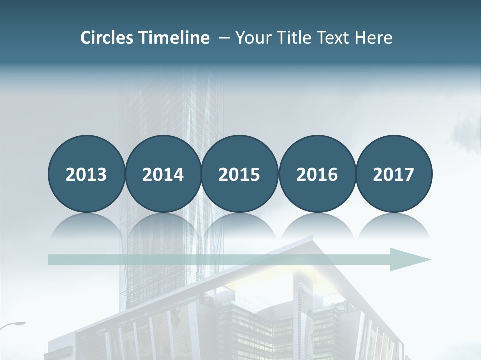 Site Cityscape Cubism PowerPoint Template