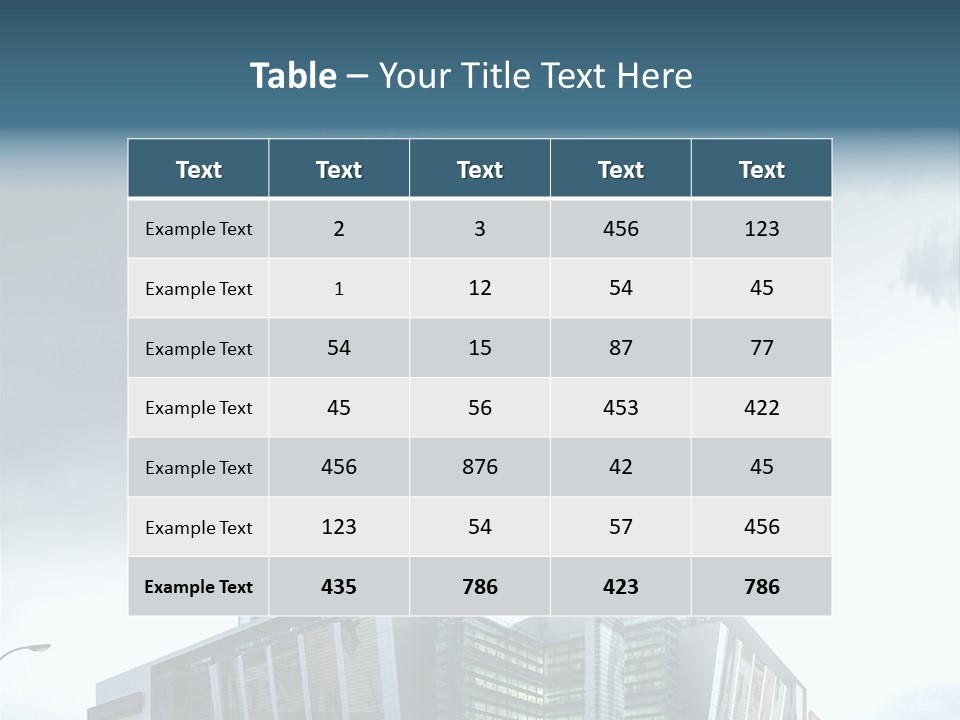 Site Cityscape Cubism PowerPoint Template