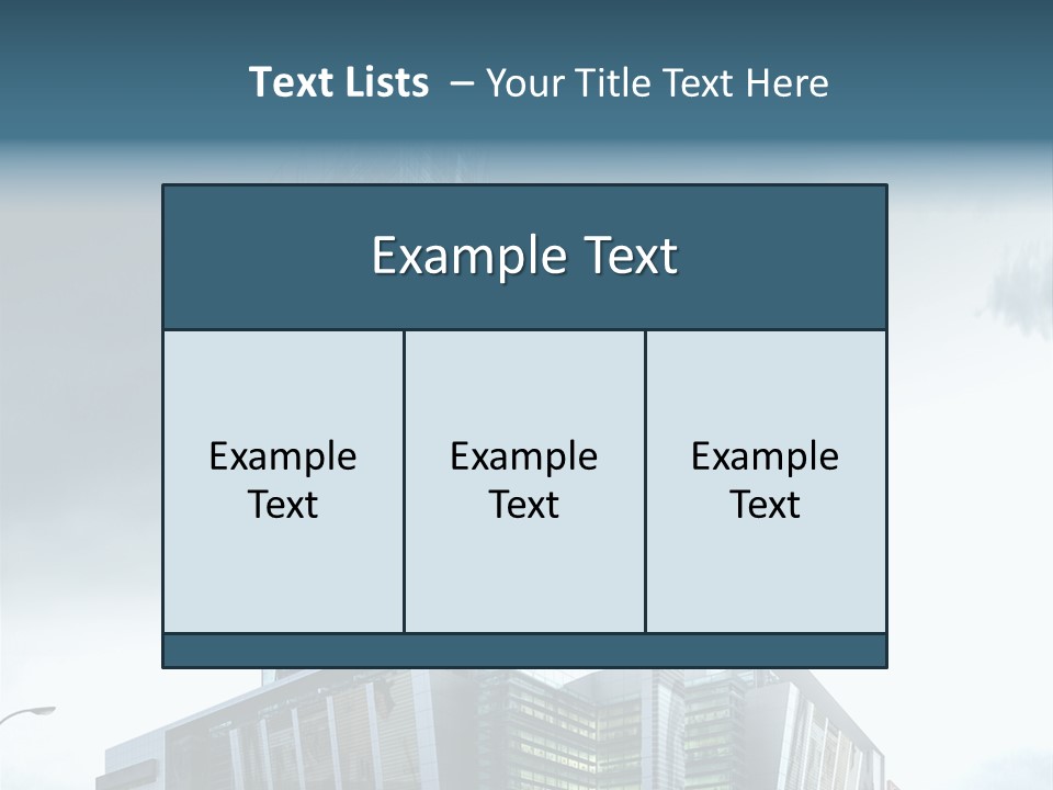 Site Cityscape Cubism PowerPoint Template