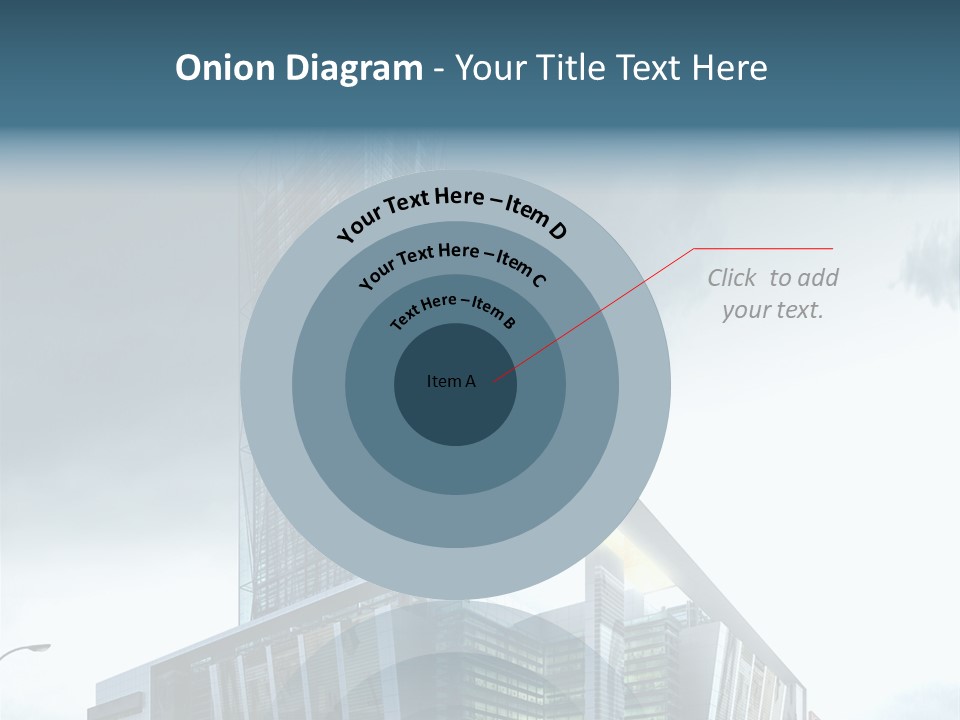 Site Cityscape Cubism PowerPoint Template