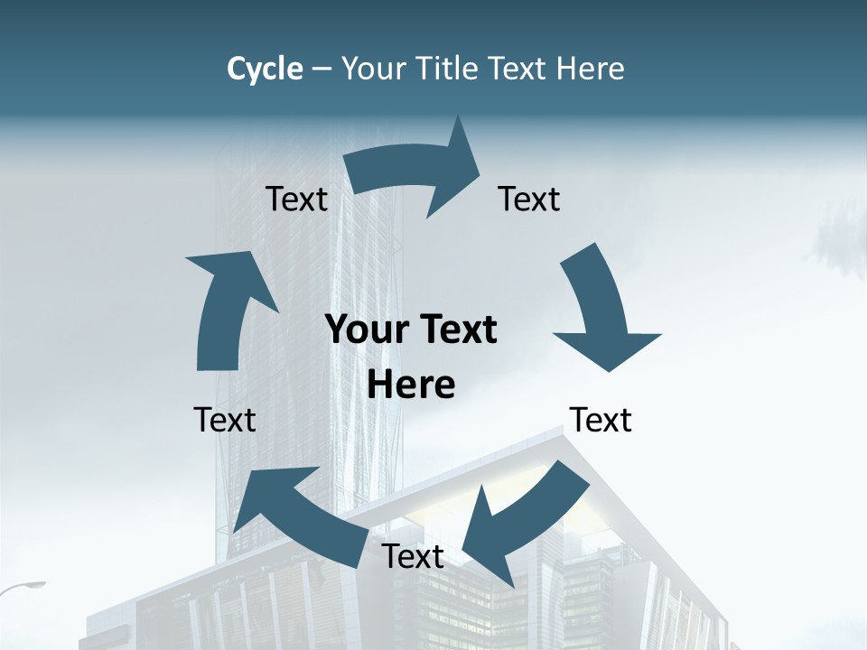 Site Cityscape Cubism PowerPoint Template