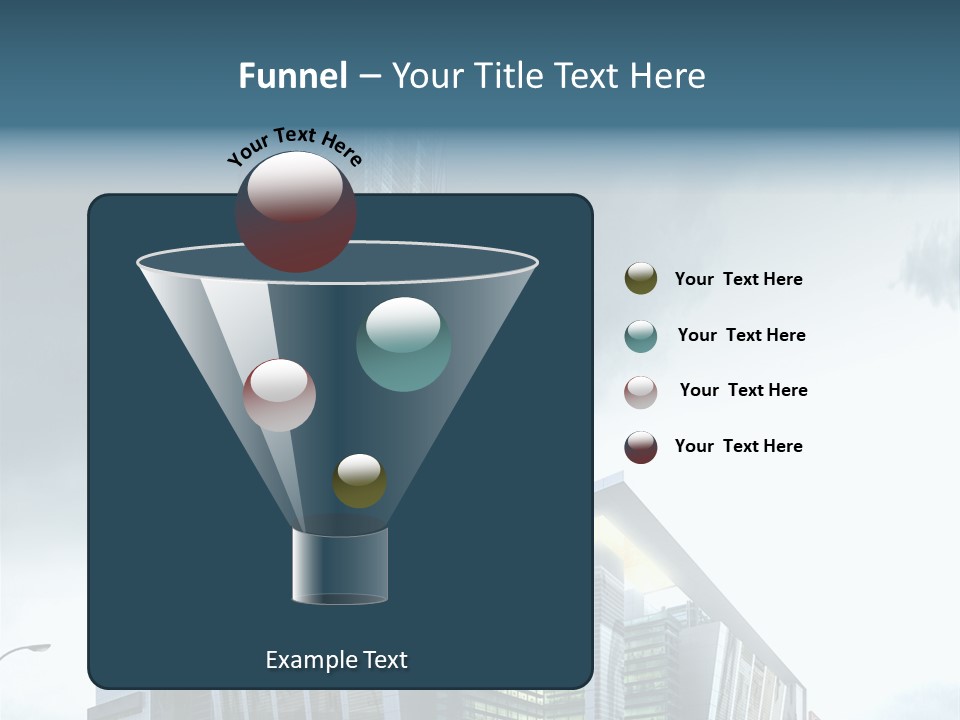 Site Cityscape Cubism PowerPoint Template