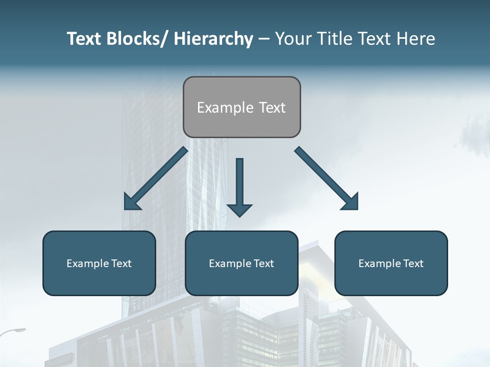 Site Cityscape Cubism PowerPoint Template