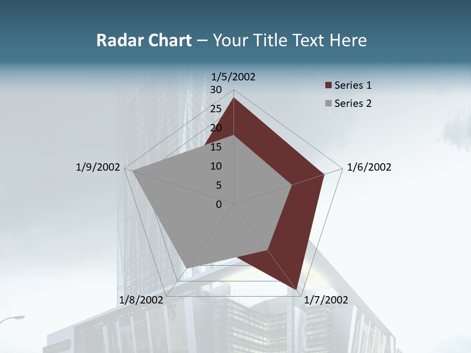 Site Cityscape Cubism PowerPoint Template