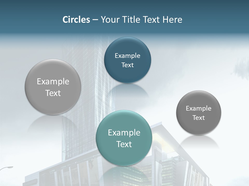 Site Cityscape Cubism PowerPoint Template