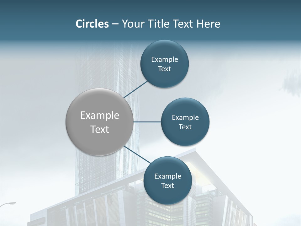 Site Cityscape Cubism PowerPoint Template