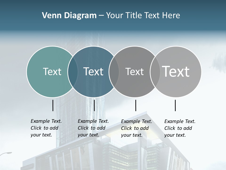 Site Cityscape Cubism PowerPoint Template