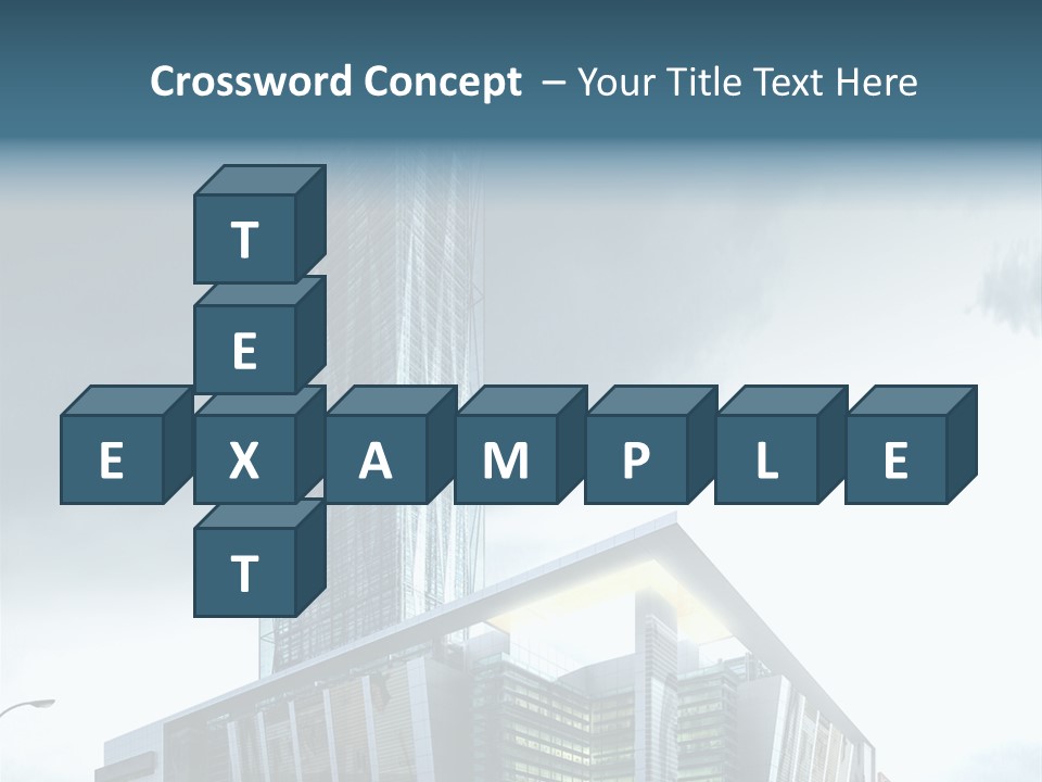 Site Cityscape Cubism PowerPoint Template