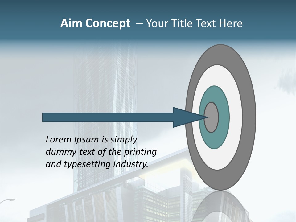 Site Cityscape Cubism PowerPoint Template