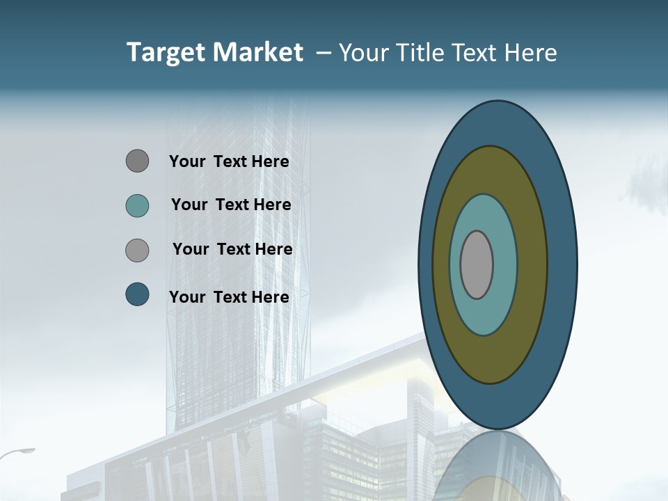 Site Cityscape Cubism PowerPoint Template