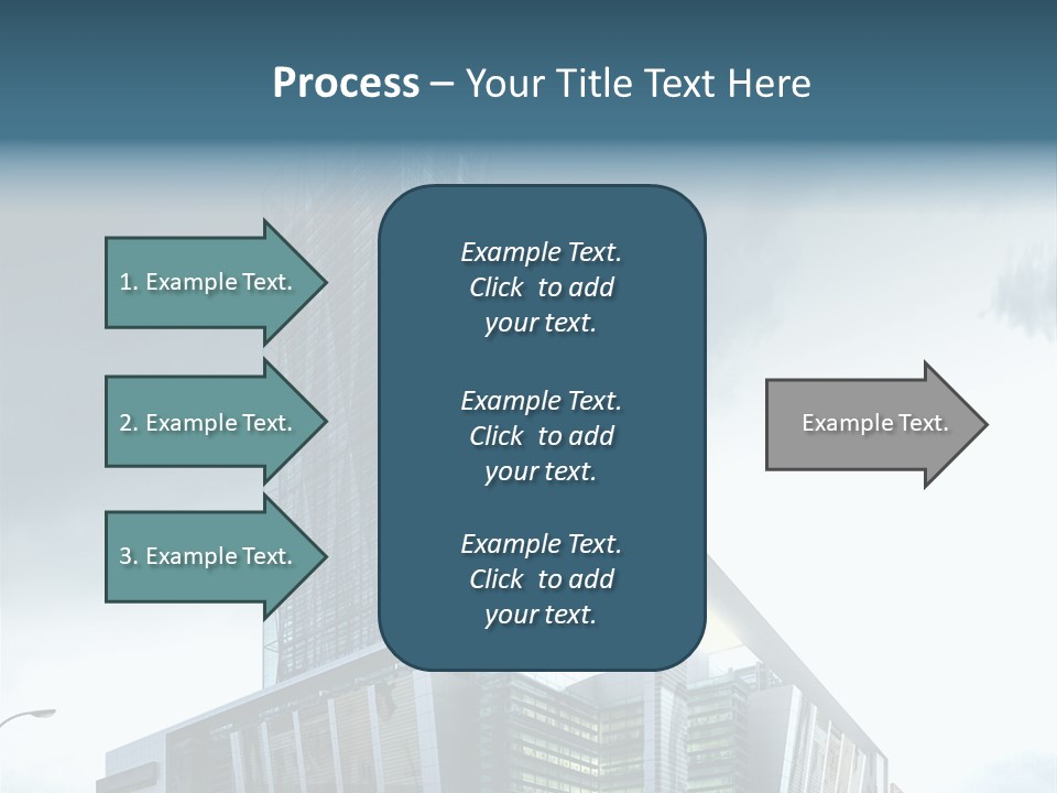 Site Cityscape Cubism PowerPoint Template