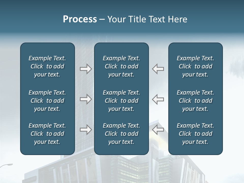 Site Cityscape Cubism PowerPoint Template