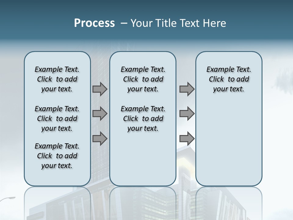 Site Cityscape Cubism PowerPoint Template
