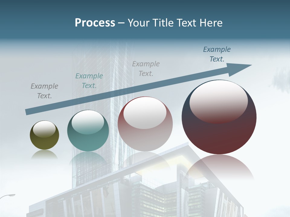 Site Cityscape Cubism PowerPoint Template
