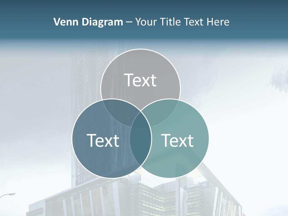 Site Cityscape Cubism PowerPoint Template