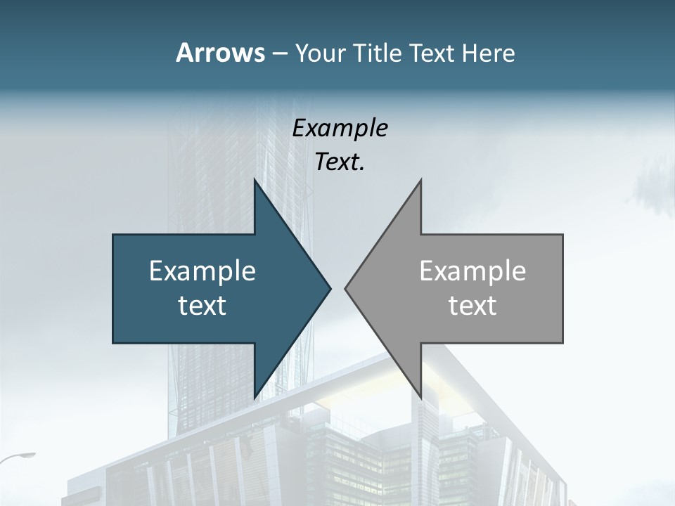 Site Cityscape Cubism PowerPoint Template
