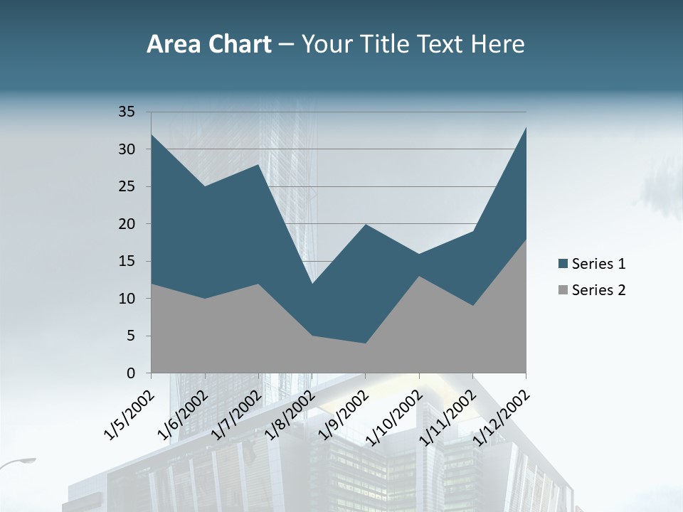 Site Cityscape Cubism PowerPoint Template