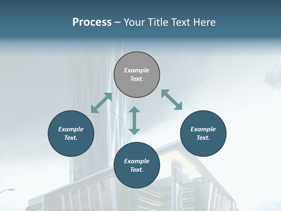 Site Cityscape Cubism PowerPoint Template