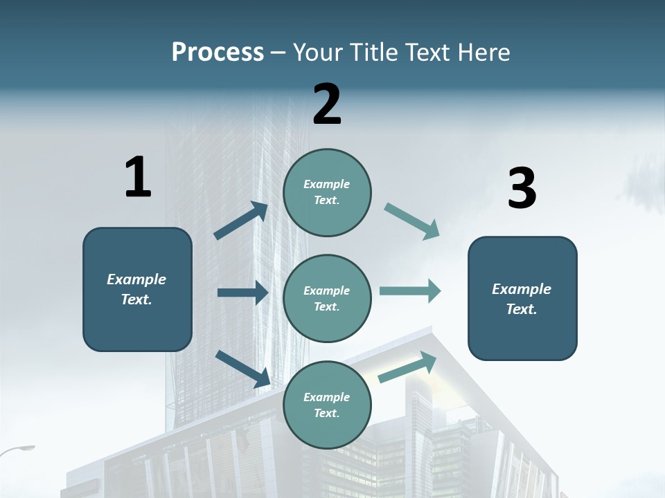 Site Cityscape Cubism PowerPoint Template