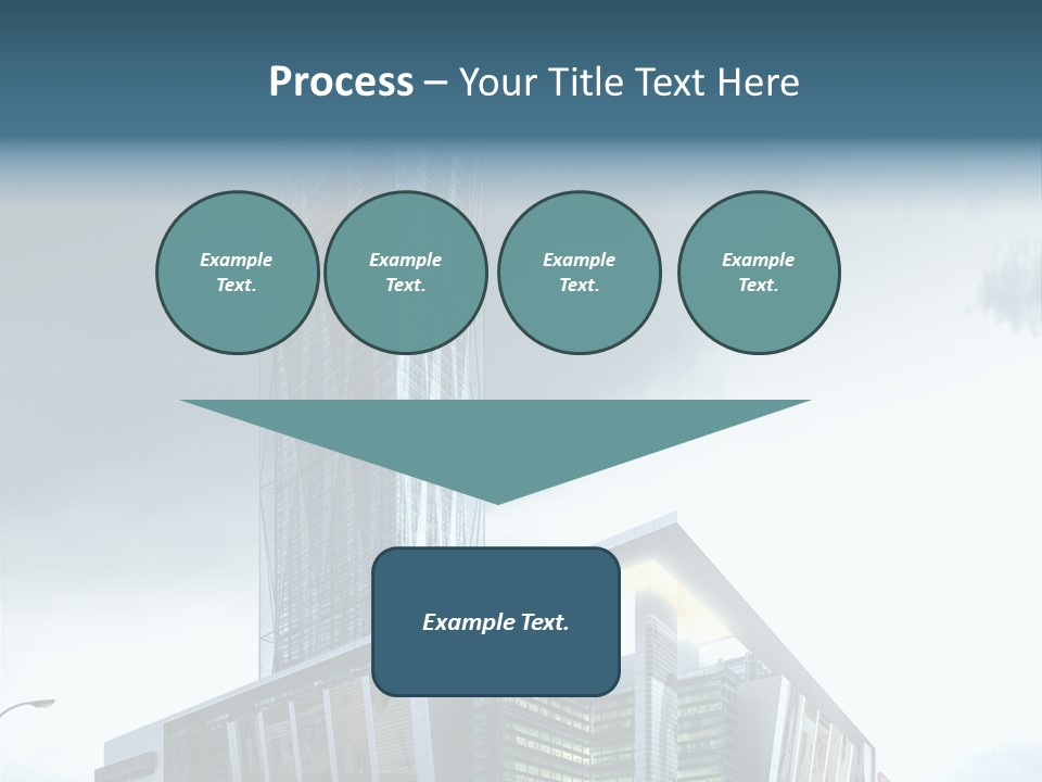 Site Cityscape Cubism PowerPoint Template