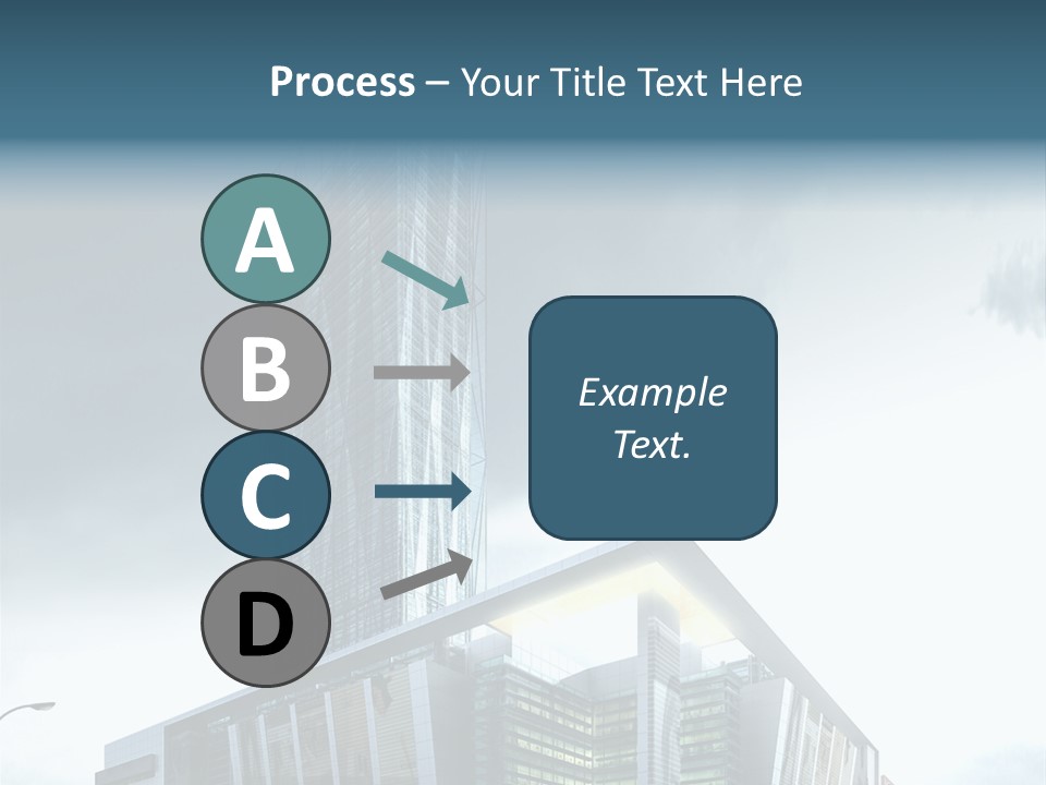 Site Cityscape Cubism PowerPoint Template