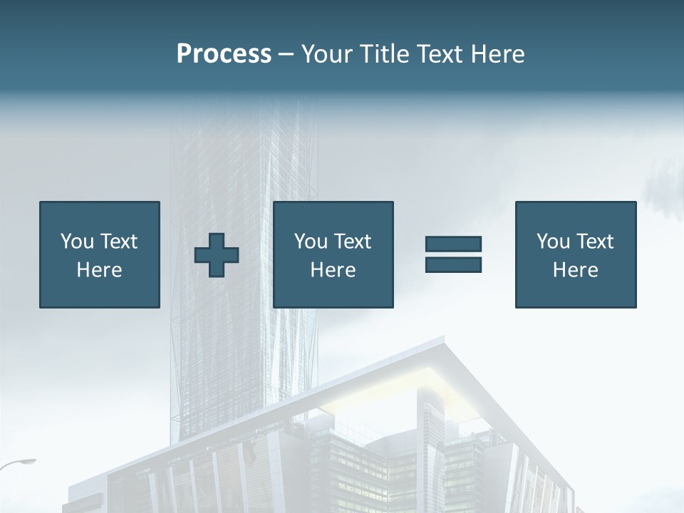Site Cityscape Cubism PowerPoint Template