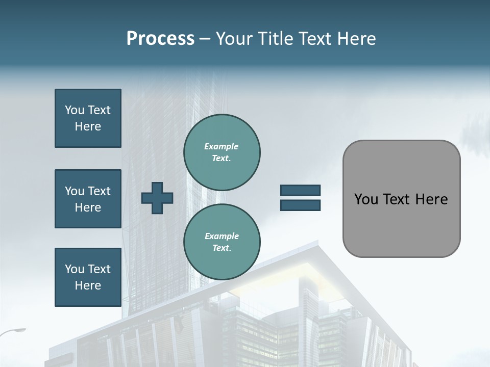 Site Cityscape Cubism PowerPoint Template