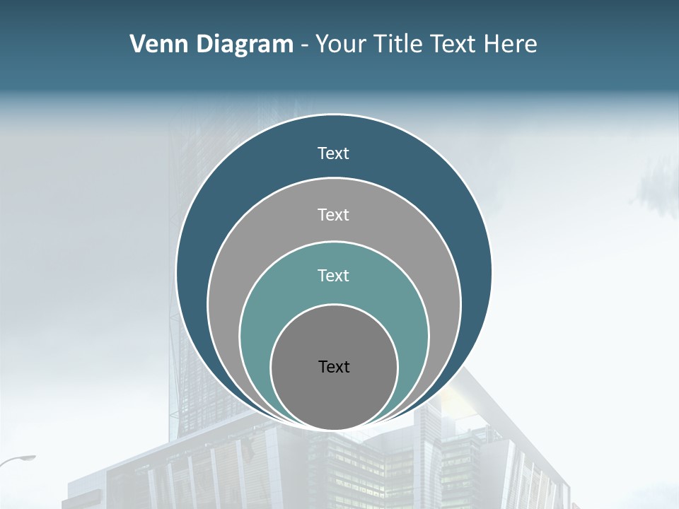 Site Cityscape Cubism PowerPoint Template