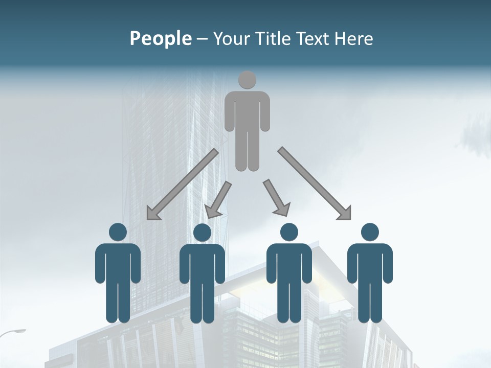 Site Cityscape Cubism PowerPoint Template