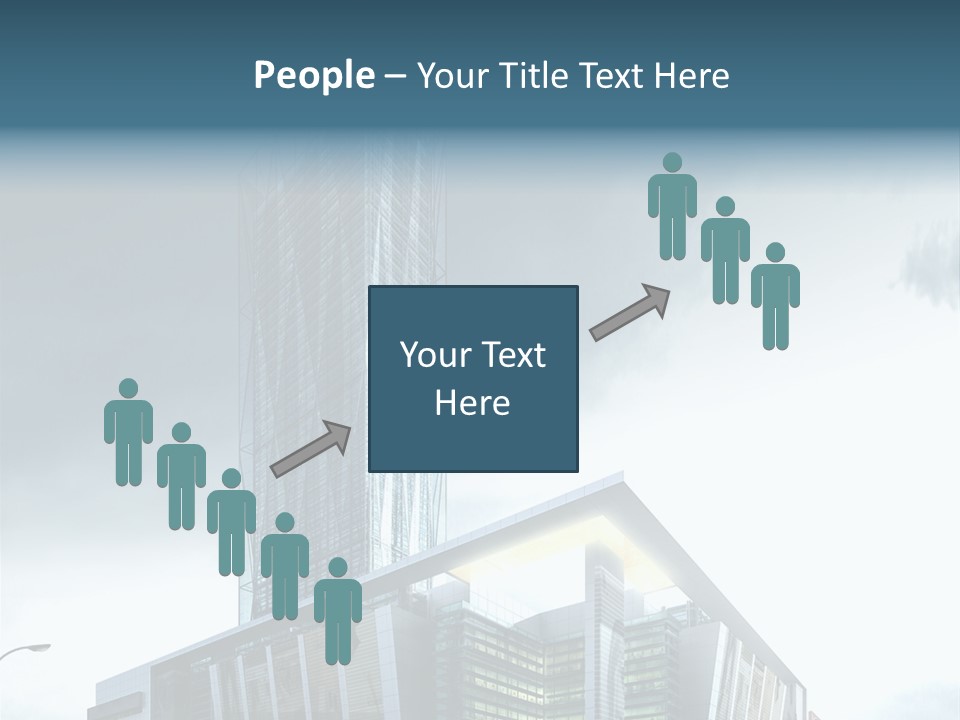 Site Cityscape Cubism PowerPoint Template