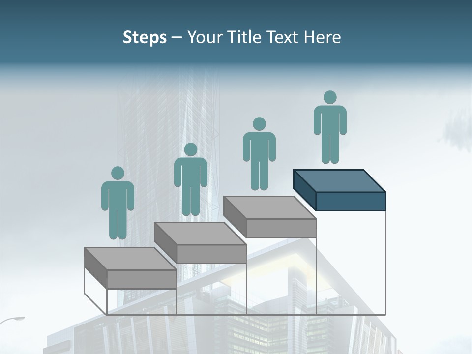 Site Cityscape Cubism PowerPoint Template