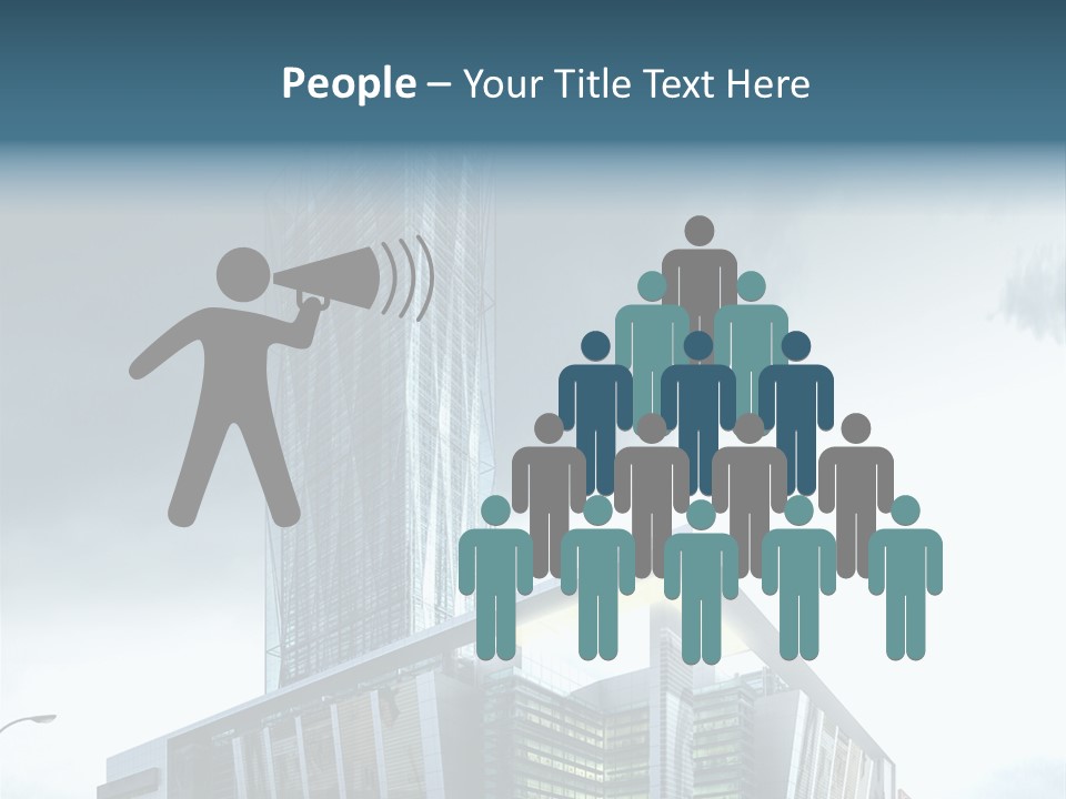 Site Cityscape Cubism PowerPoint Template