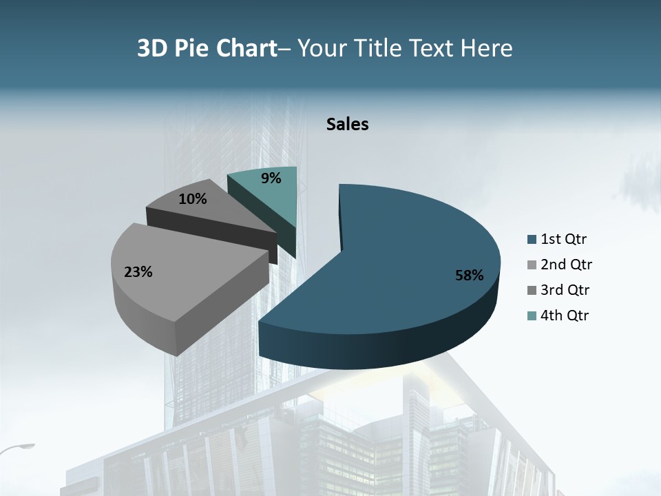 Site Cityscape Cubism PowerPoint Template