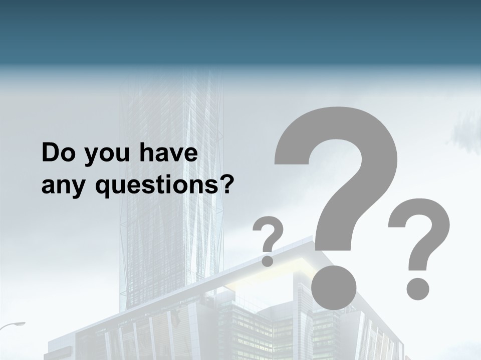 Site Cityscape Cubism PowerPoint Template