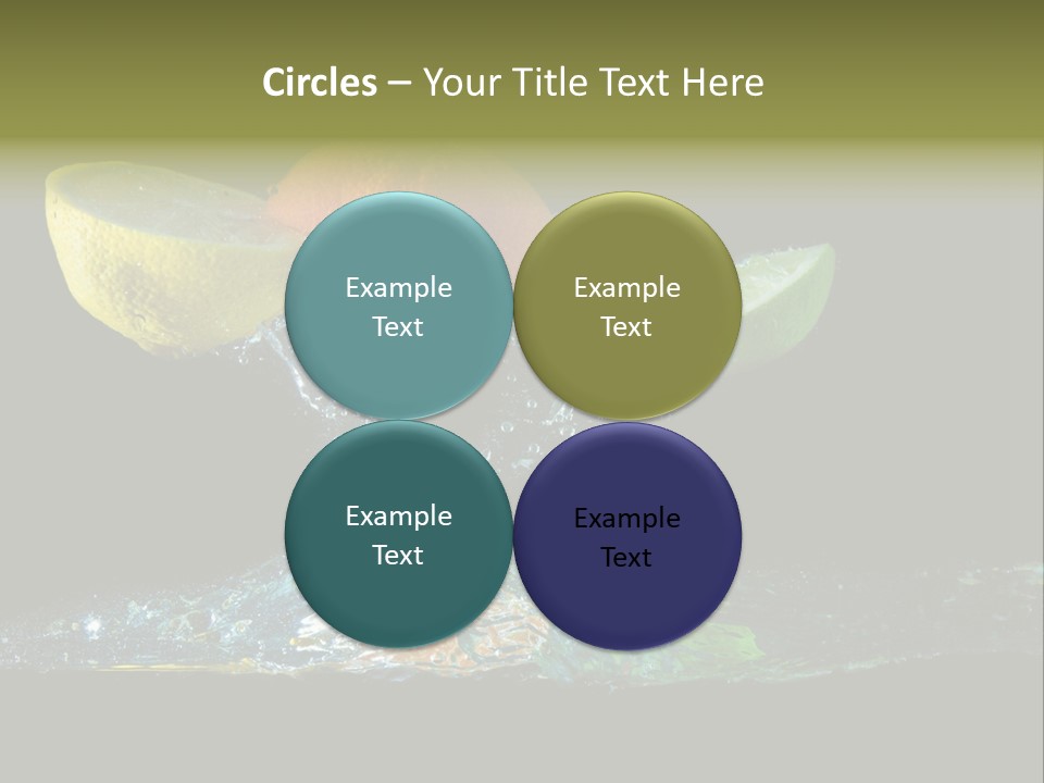 Vital Fruit Lemon PowerPoint Template