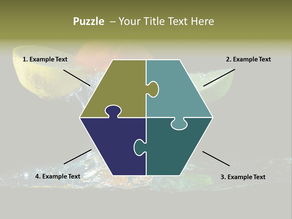 Vital Fruit Lemon PowerPoint Template