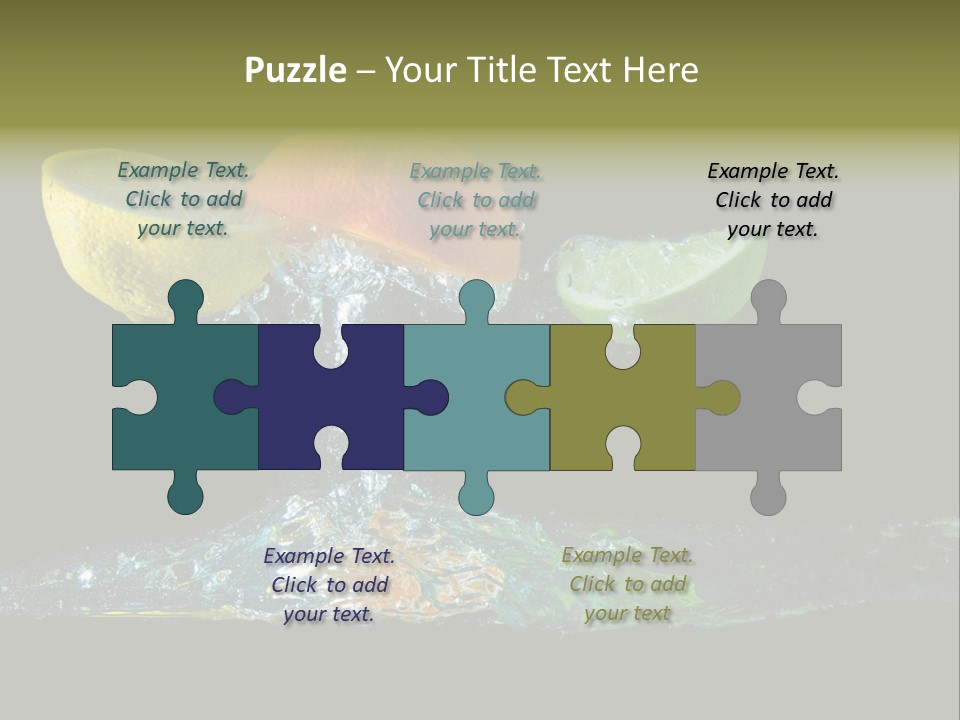 Vital Fruit Lemon PowerPoint Template