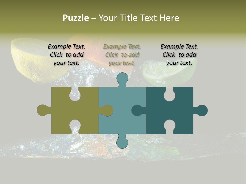 Vital Fruit Lemon PowerPoint Template