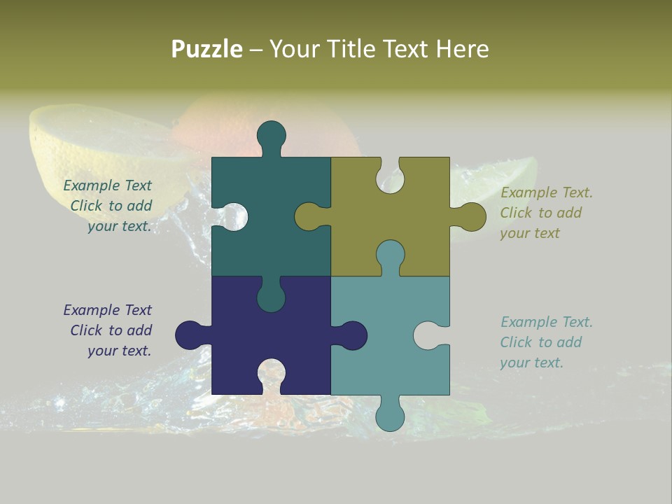 Vital Fruit Lemon PowerPoint Template