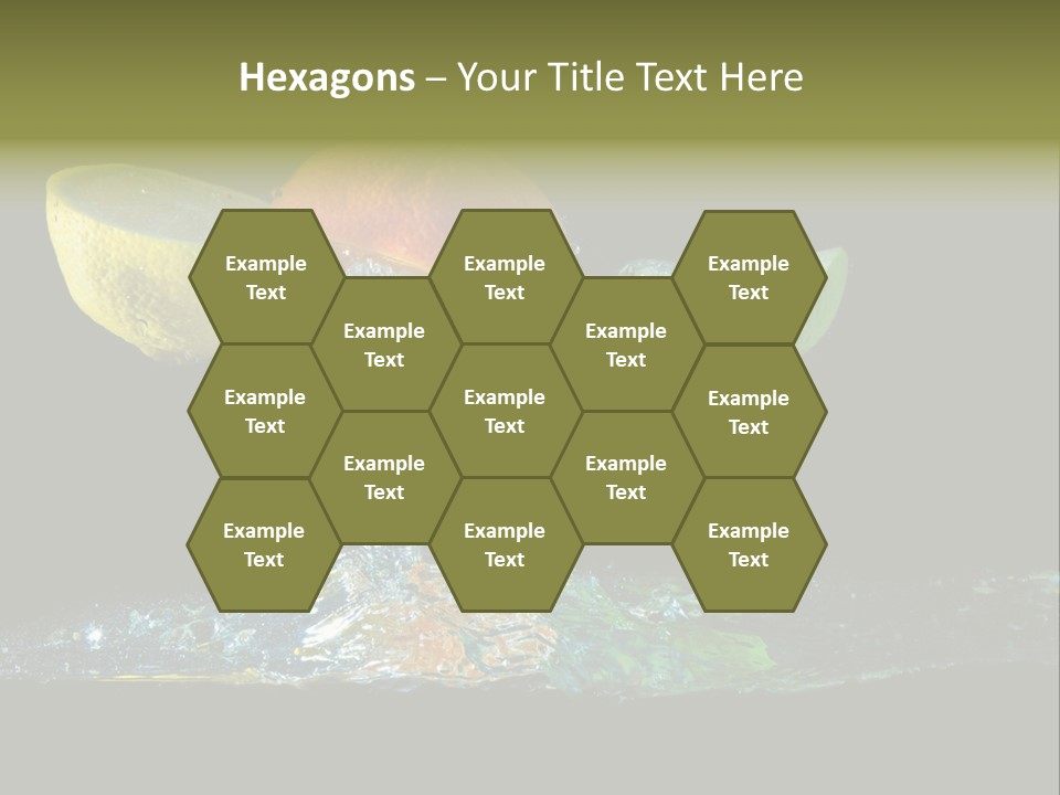 Vital Fruit Lemon PowerPoint Template